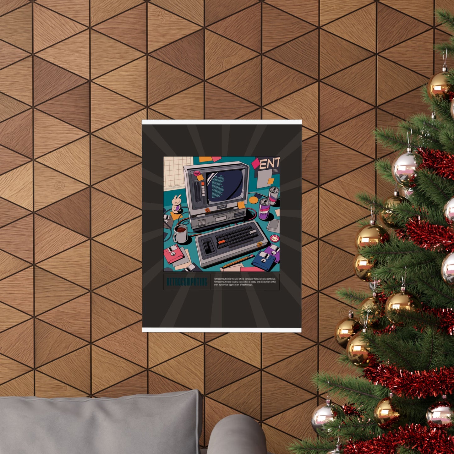 Retro Computing Retro Poster
