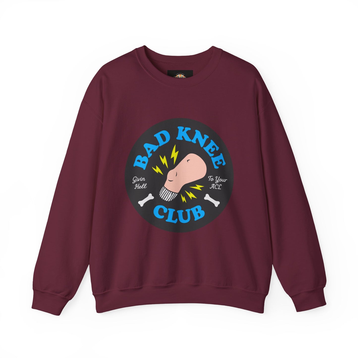 Bad Knee Club sweatshirt | Funny knee pain graphic crewneck