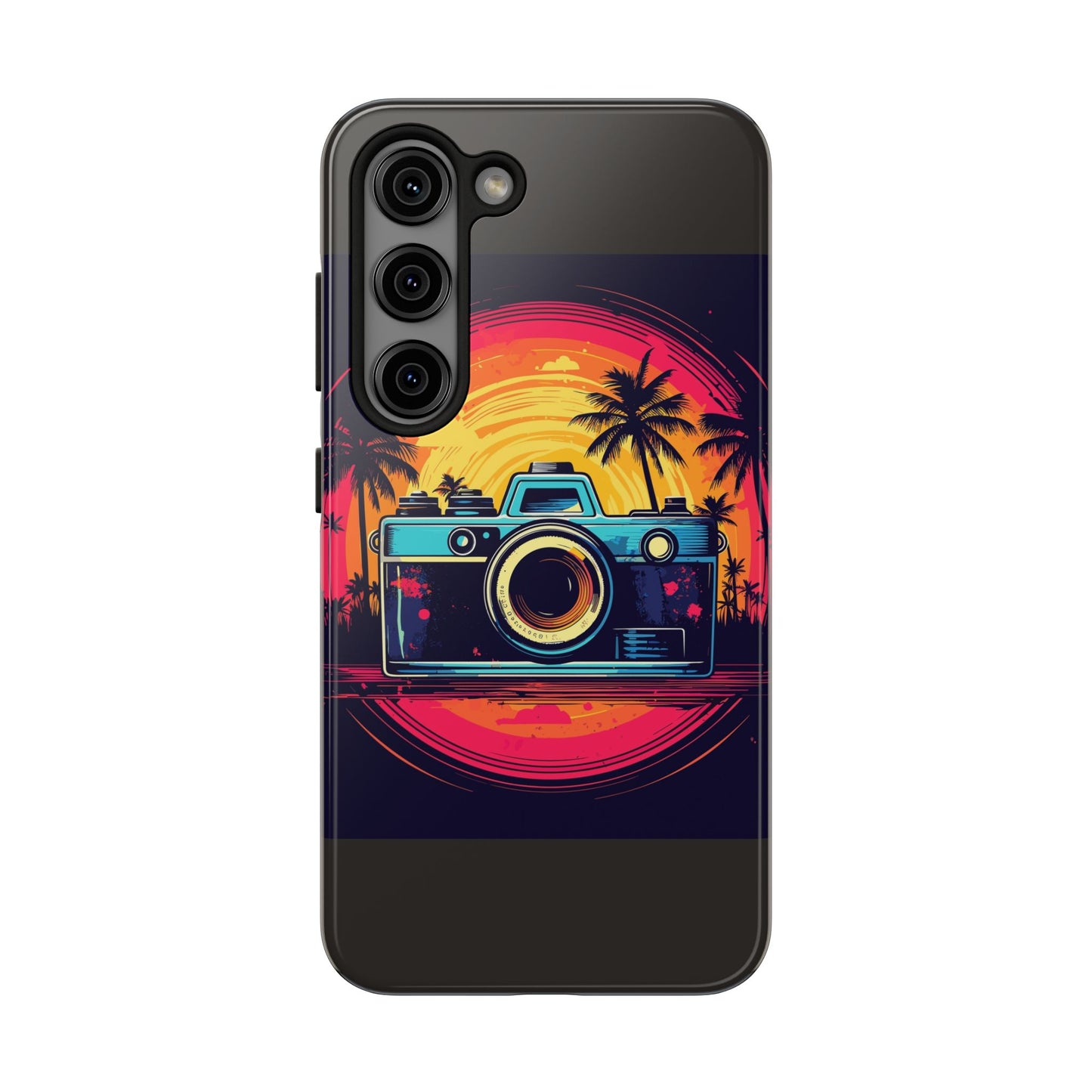 Retro Camera Sunset Tough Phone Case