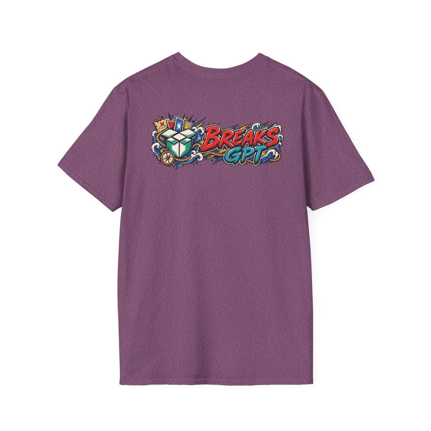 BreaksGPT Manga Card Breaker T-Shirt | Pirate Trading Card Graphic Tee Color Version