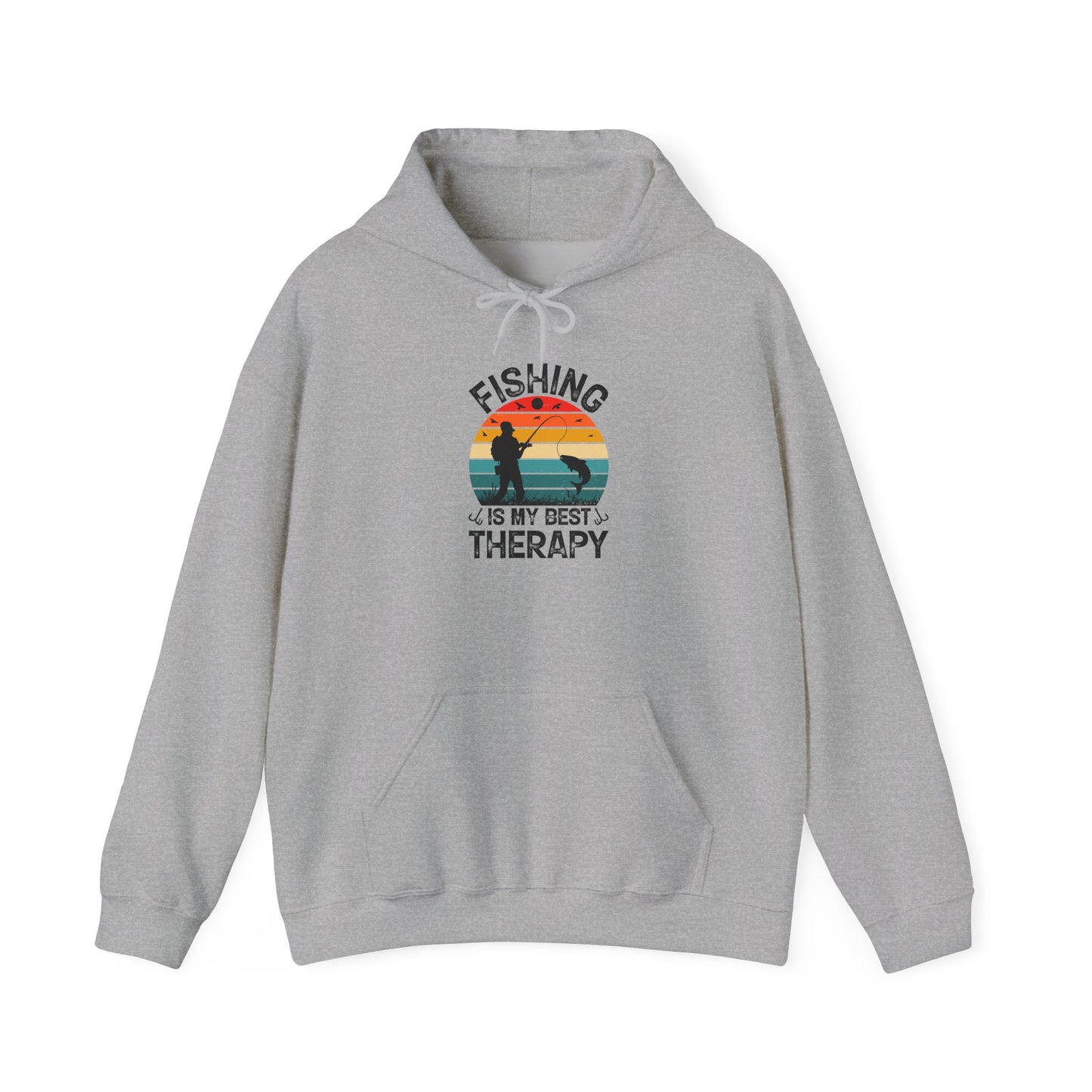 Fishing Is My Best Therapy Hoodie