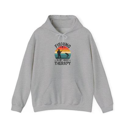 Fishing Is My Best Therapy Hoodie