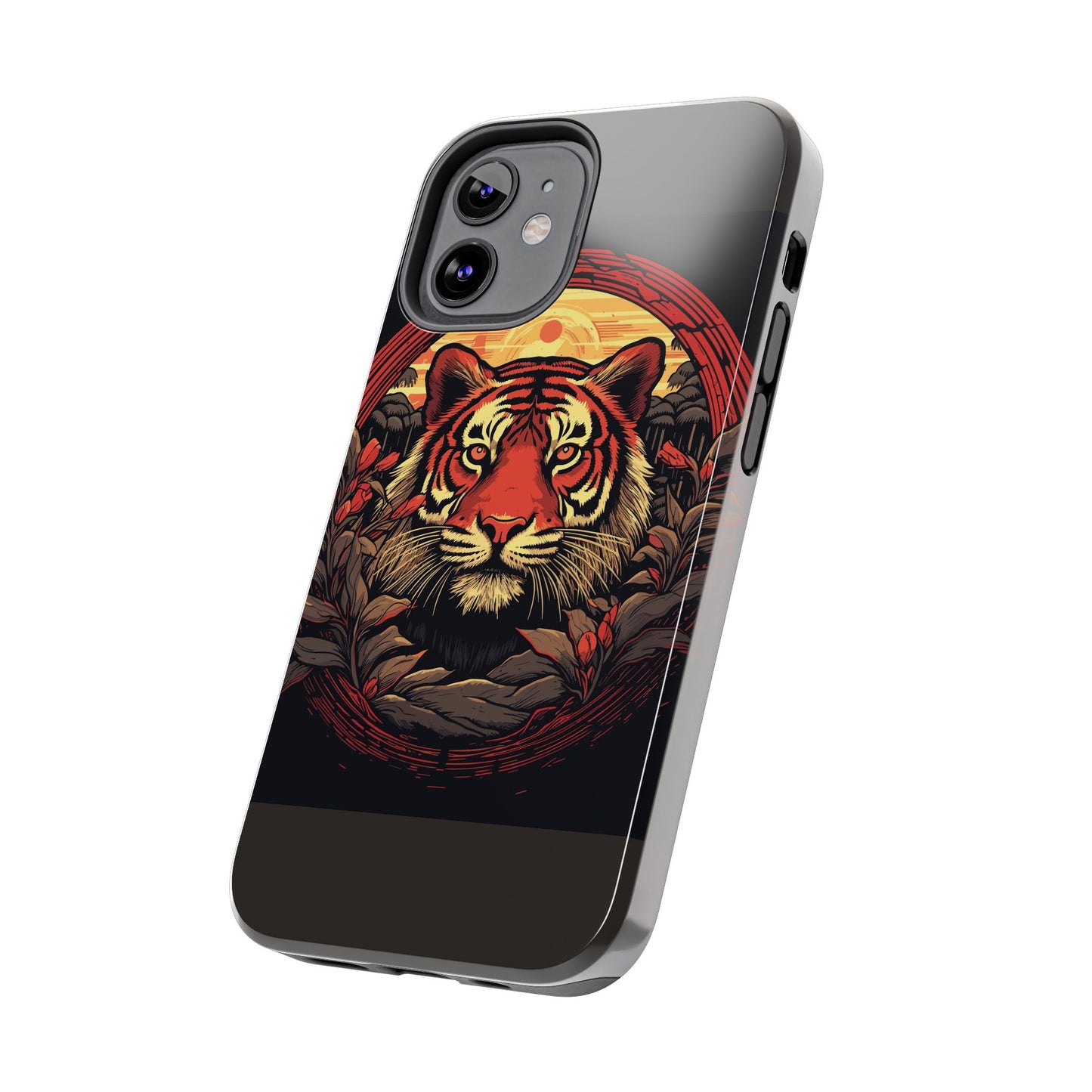 Tiger Wreath Tough Phone Case