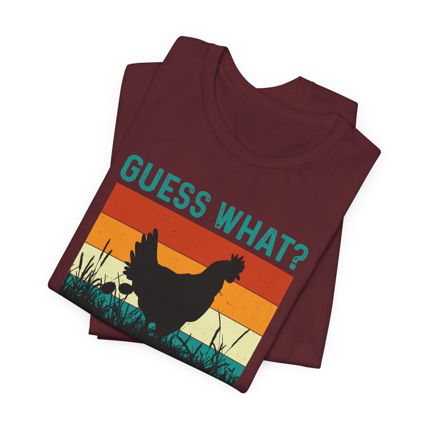 Guess What? Chicken Butt! Funny Retro Tee