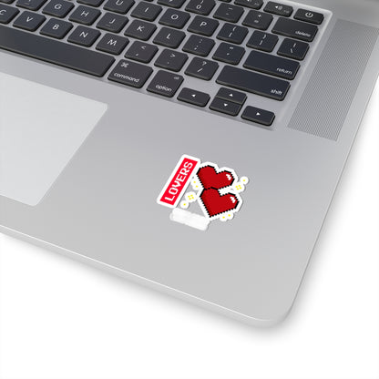Lovers, Press Start Kiss-Cut Sticker