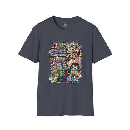 BreaksGPT Manga Card Breaker T-Shirt | Pirate Trading Card Graphic Tee Color Version