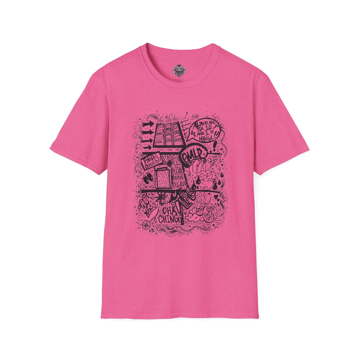 BreaksGPT Manga Card Breaker T-Shirt | Pirate Trading Card Graphic Tee