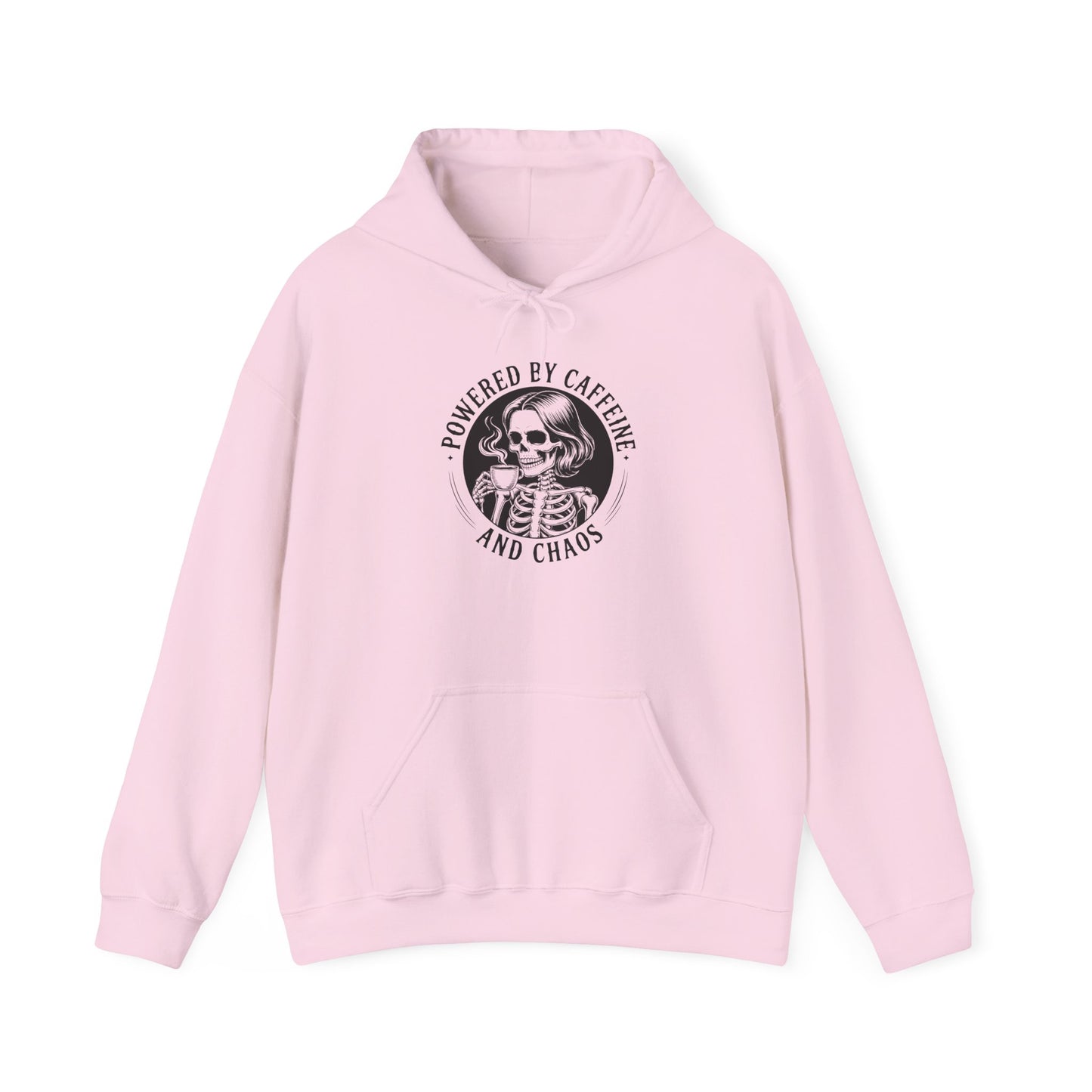 Powered by Caffeine and Chaos Hoodie