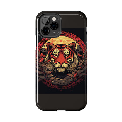 Tiger Wreath Tough Phone Case