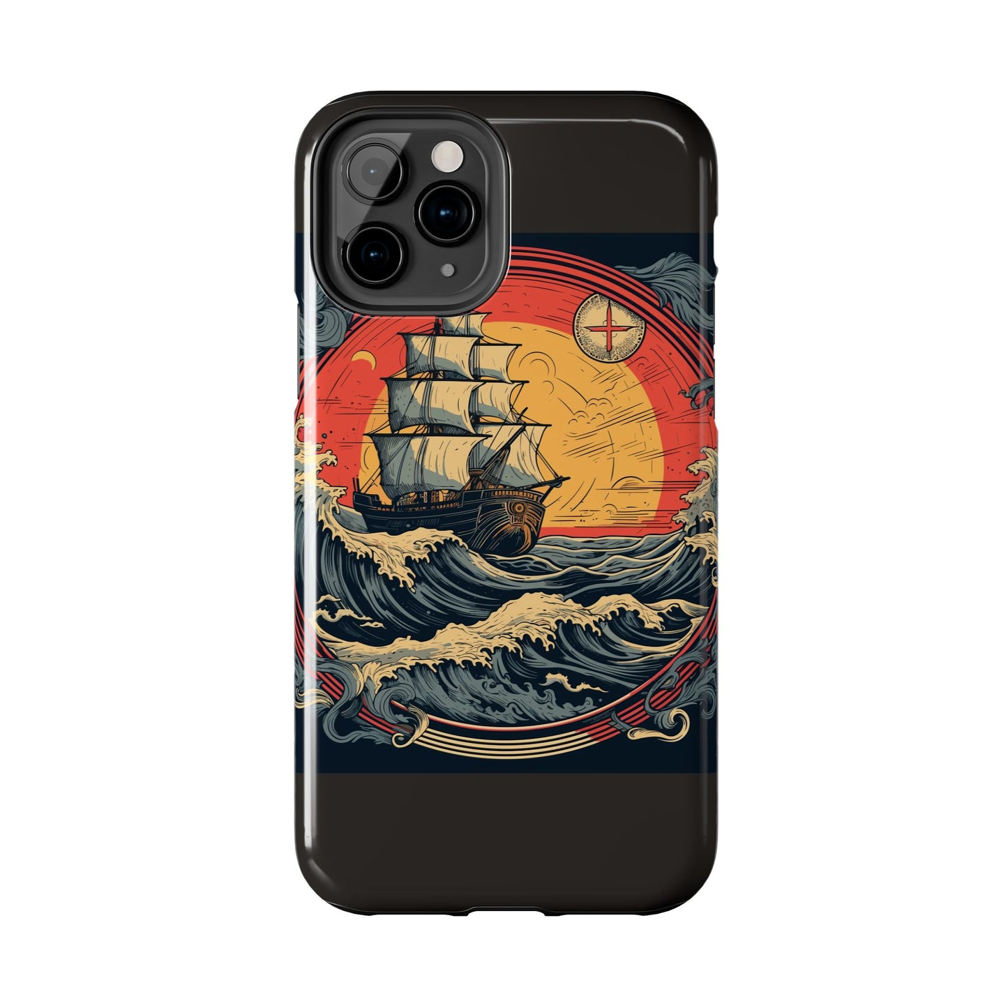 Tall Ship Storm Tough Phone Case