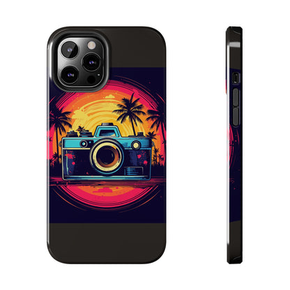 Retro Camera Sunset Tough Phone Case