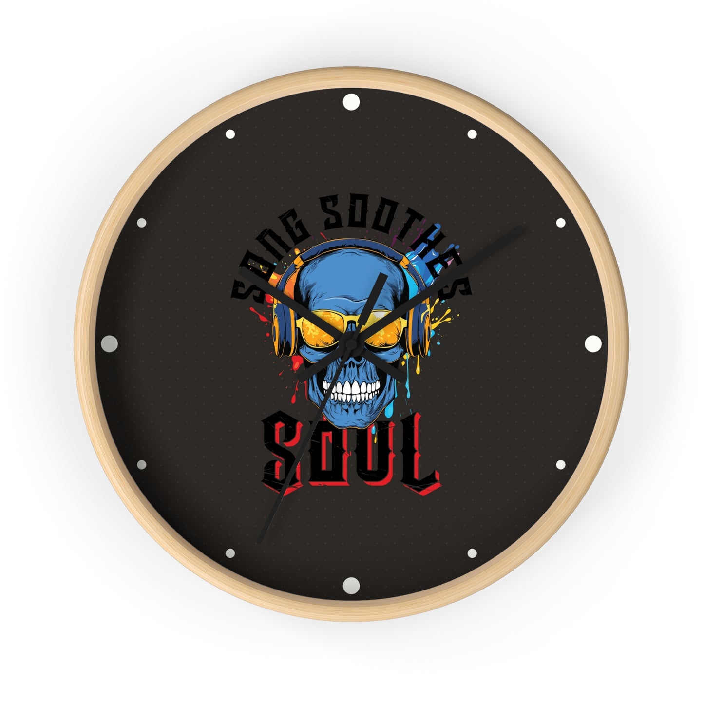 Song Soothes the Soul Wall Clock