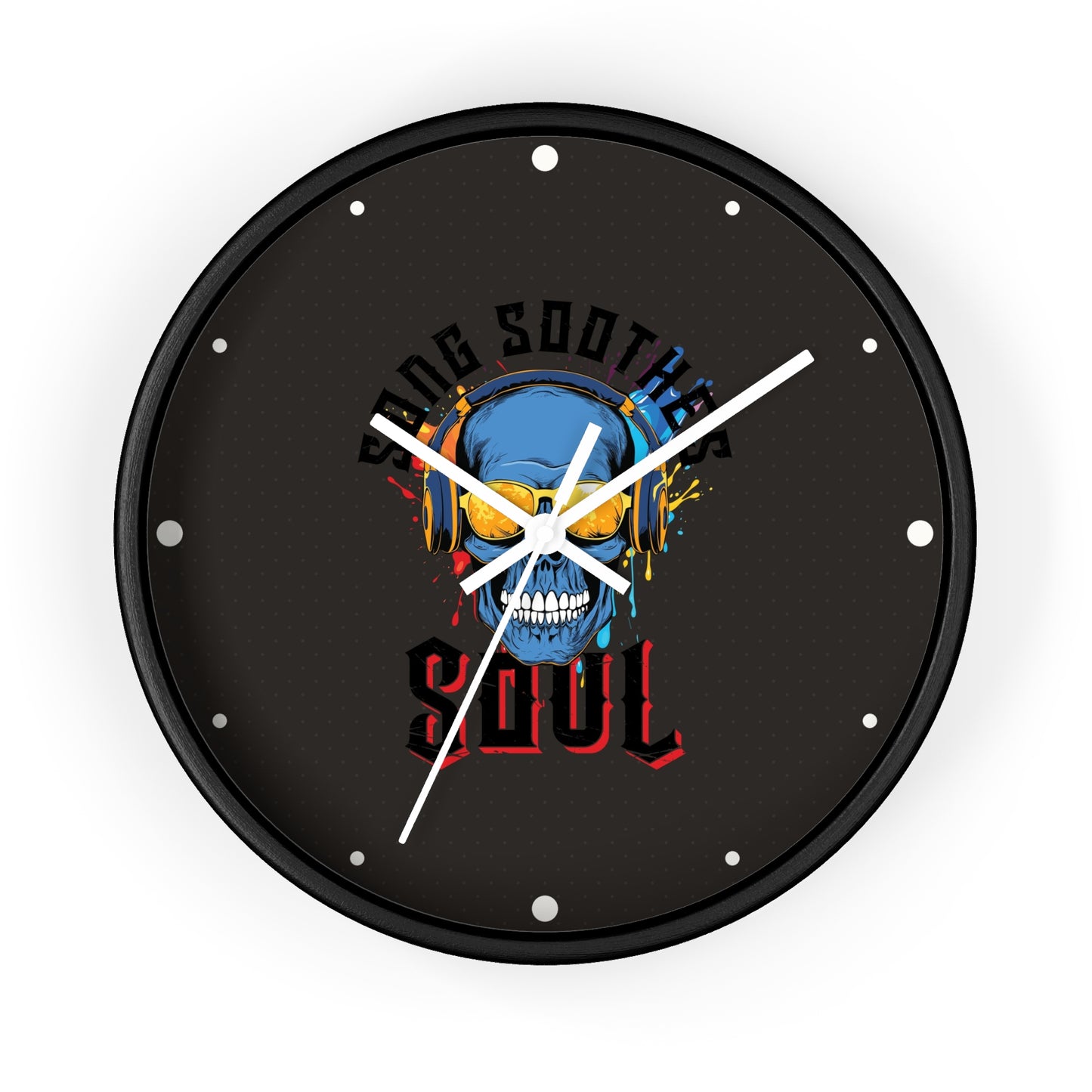 Song Soothes the Soul Wall Clock