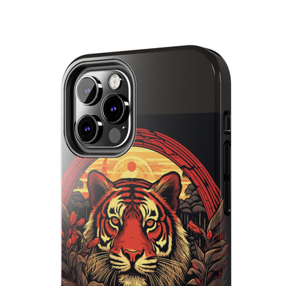 Tiger Wreath Tough Phone Case
