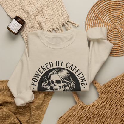Powered by Caffeine and Chaos Sweatshirt