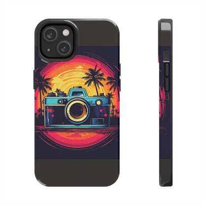 Retro Camera Sunset Tough Phone Case