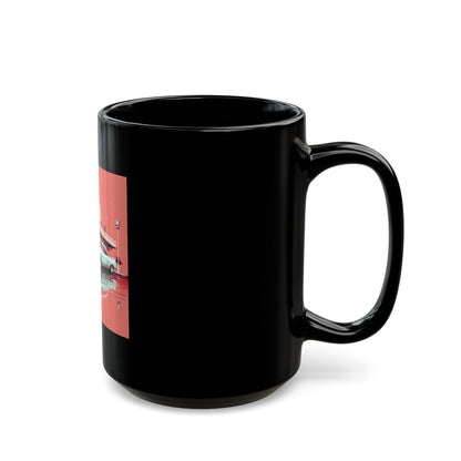 Chrome & Neon Diner Black Mug