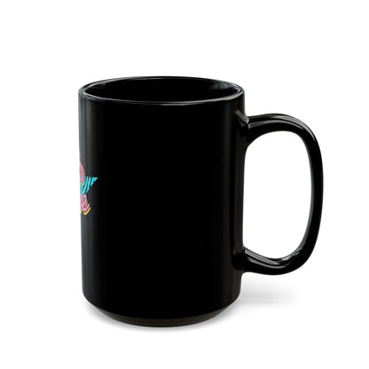 90's Babe Black Mug