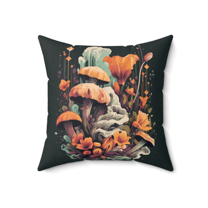 Midnight Garden Throw Pillow