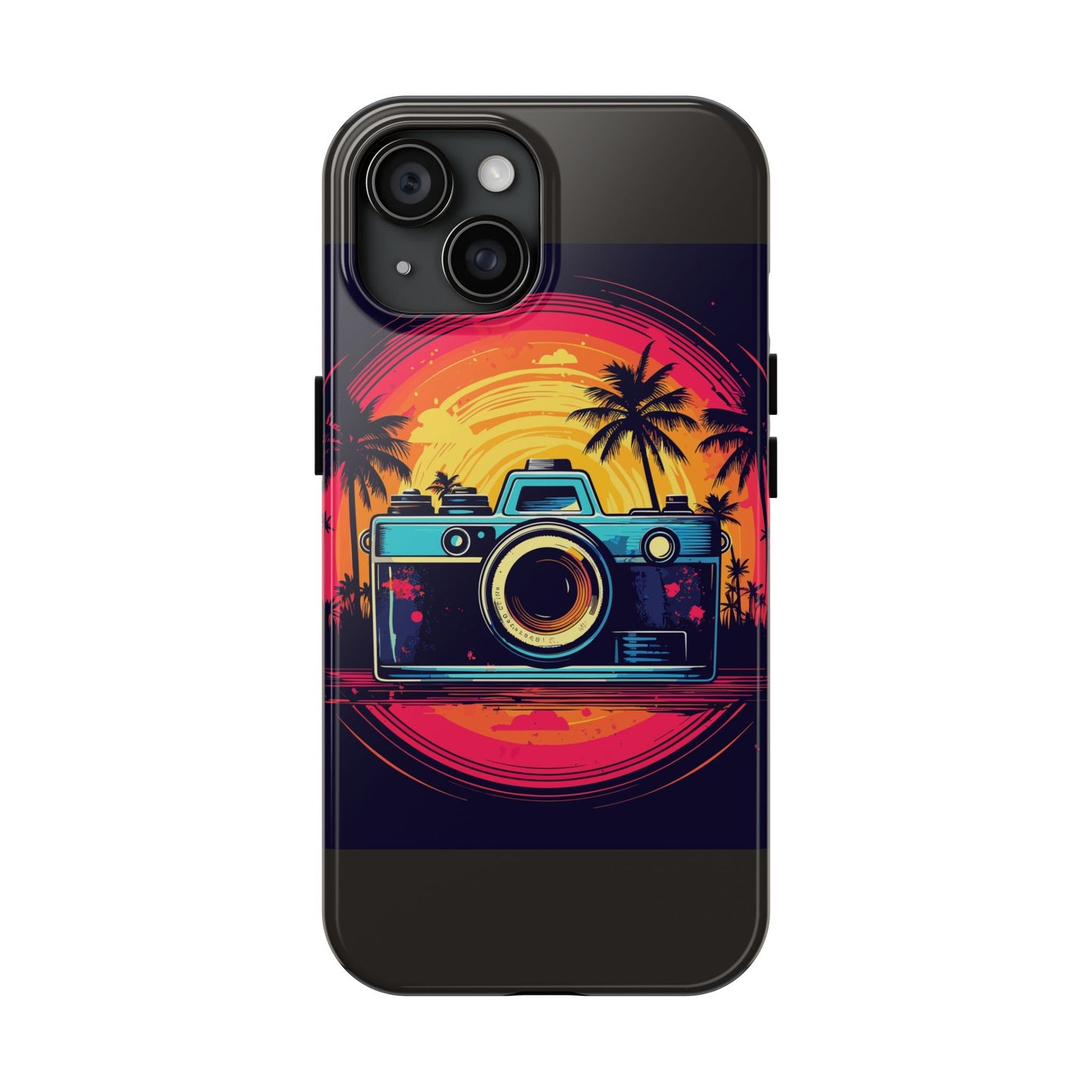Retro Camera Sunset Tough Phone Case