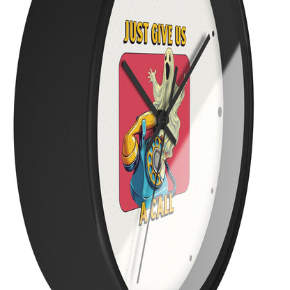 Just Give Us a Call Wall Clock