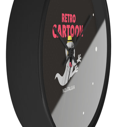 Retro Cartoon Ghost Wall Clock