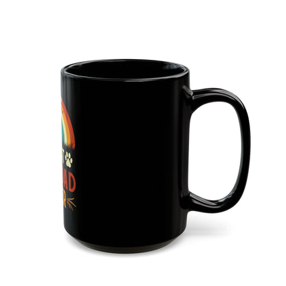 Best Cat Dad Ever Black Coffee Mug