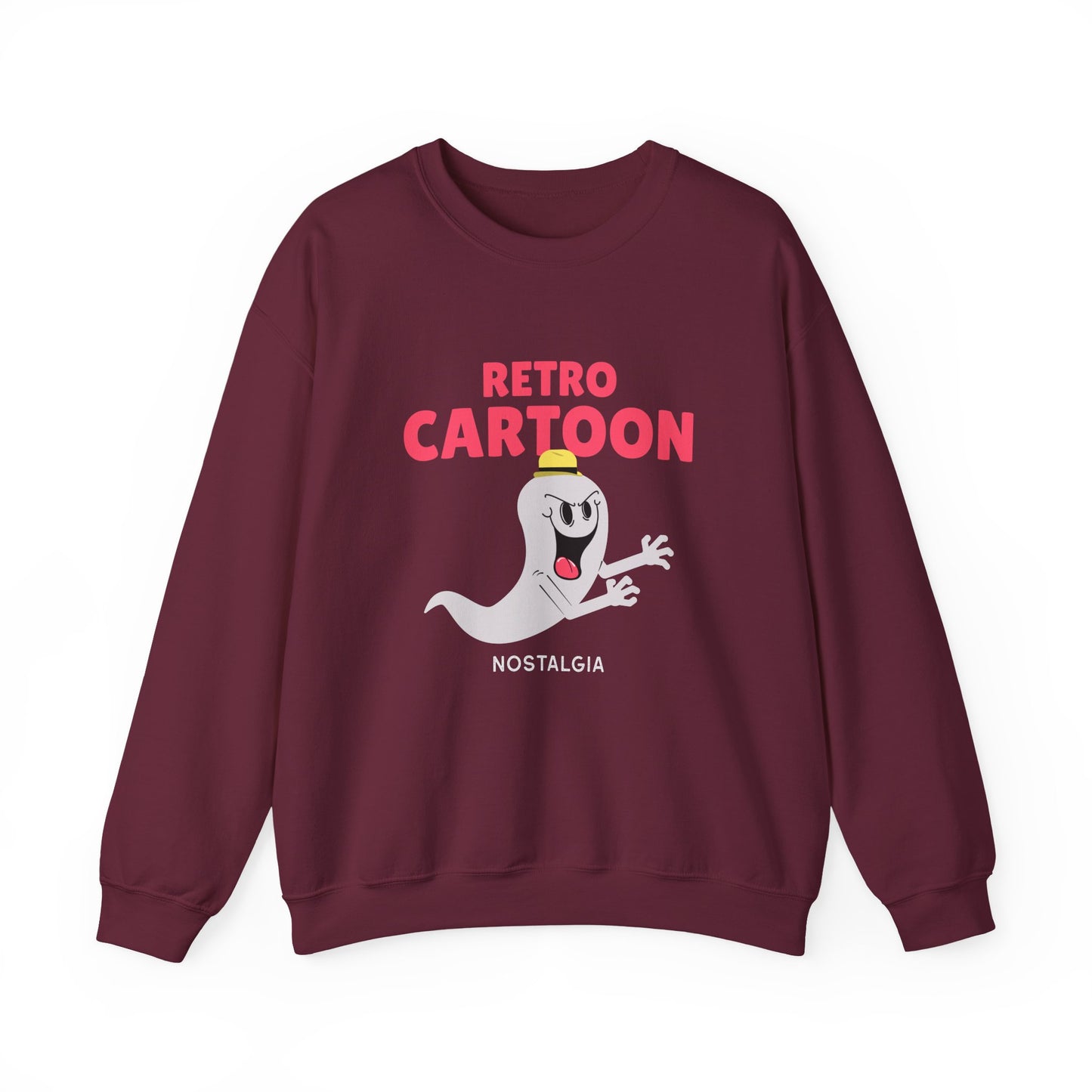 Retro Cartoon Ghost Sweatshirt