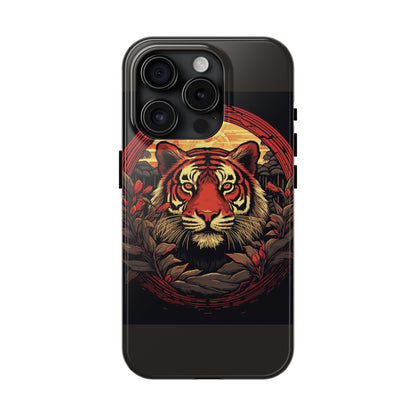 Tiger Wreath Tough Phone Case