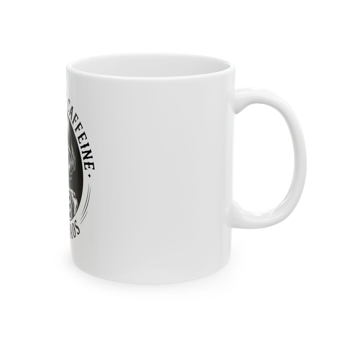Powered by Caffeine and Chaos Coffee Mug