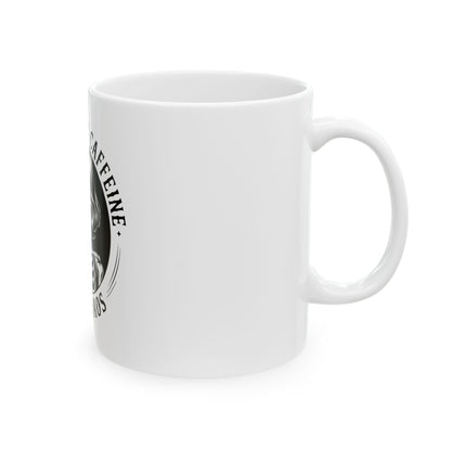 Powered by Caffeine and Chaos Coffee Mug