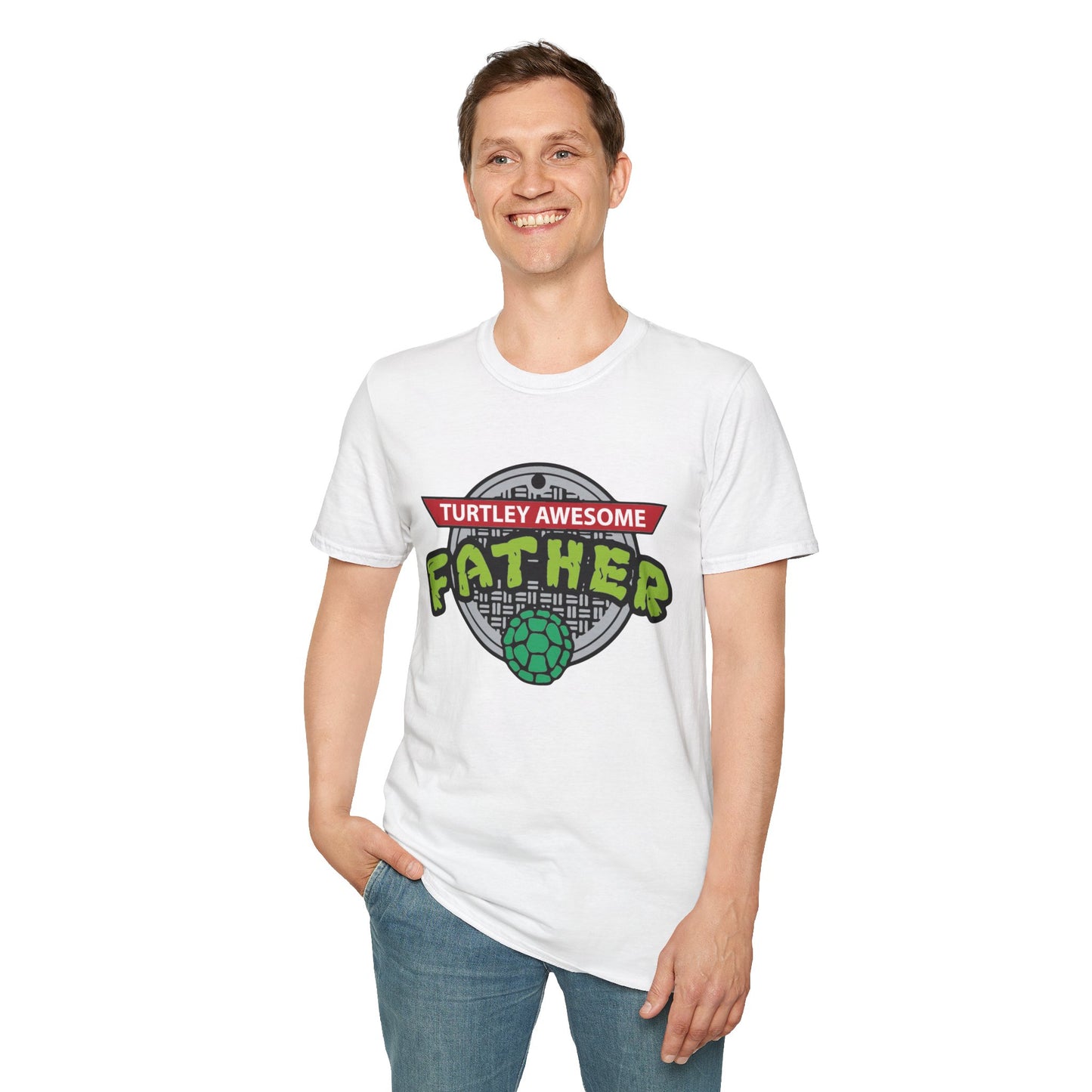 Turtley Awesome Father Tee