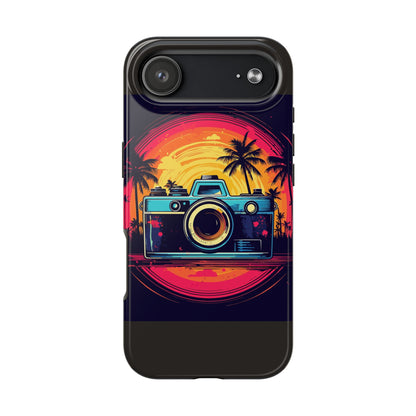 Retro Camera Sunset Tough Phone Case