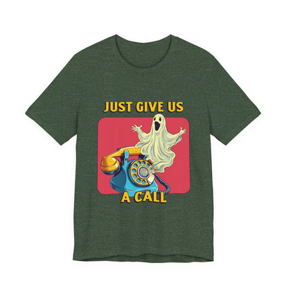 Just Give Us a Call Retro Ghost Hotline Tee