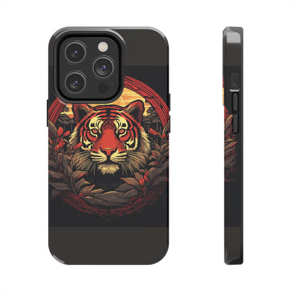 Tiger Wreath Tough Phone Case