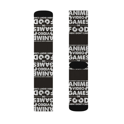 Anime, Video Games, or Food Crew Socks