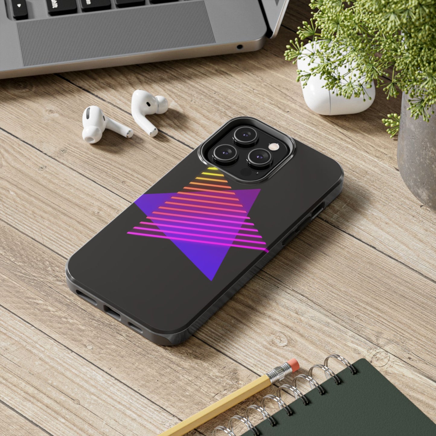 Neon Star Tough Phone Case