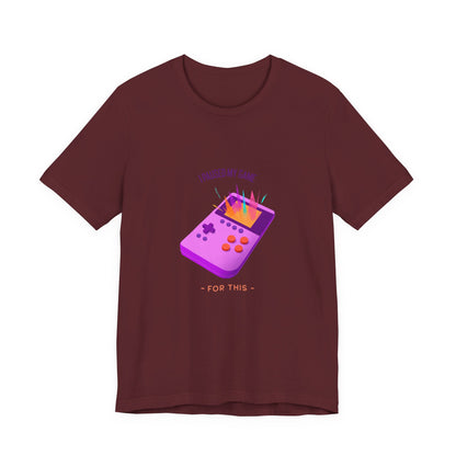 I Paused My Game For This Tee