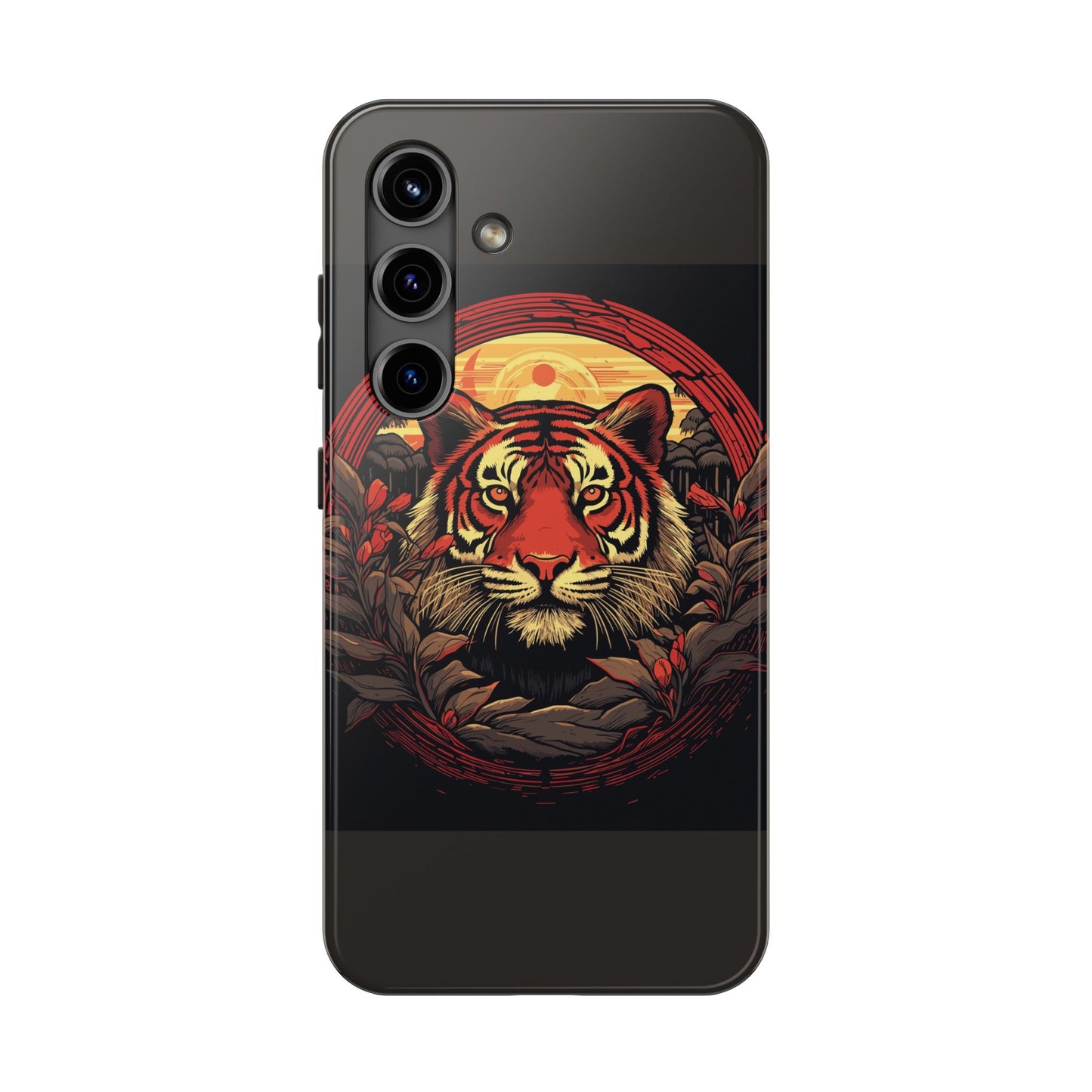 Tiger Wreath Tough Phone Case