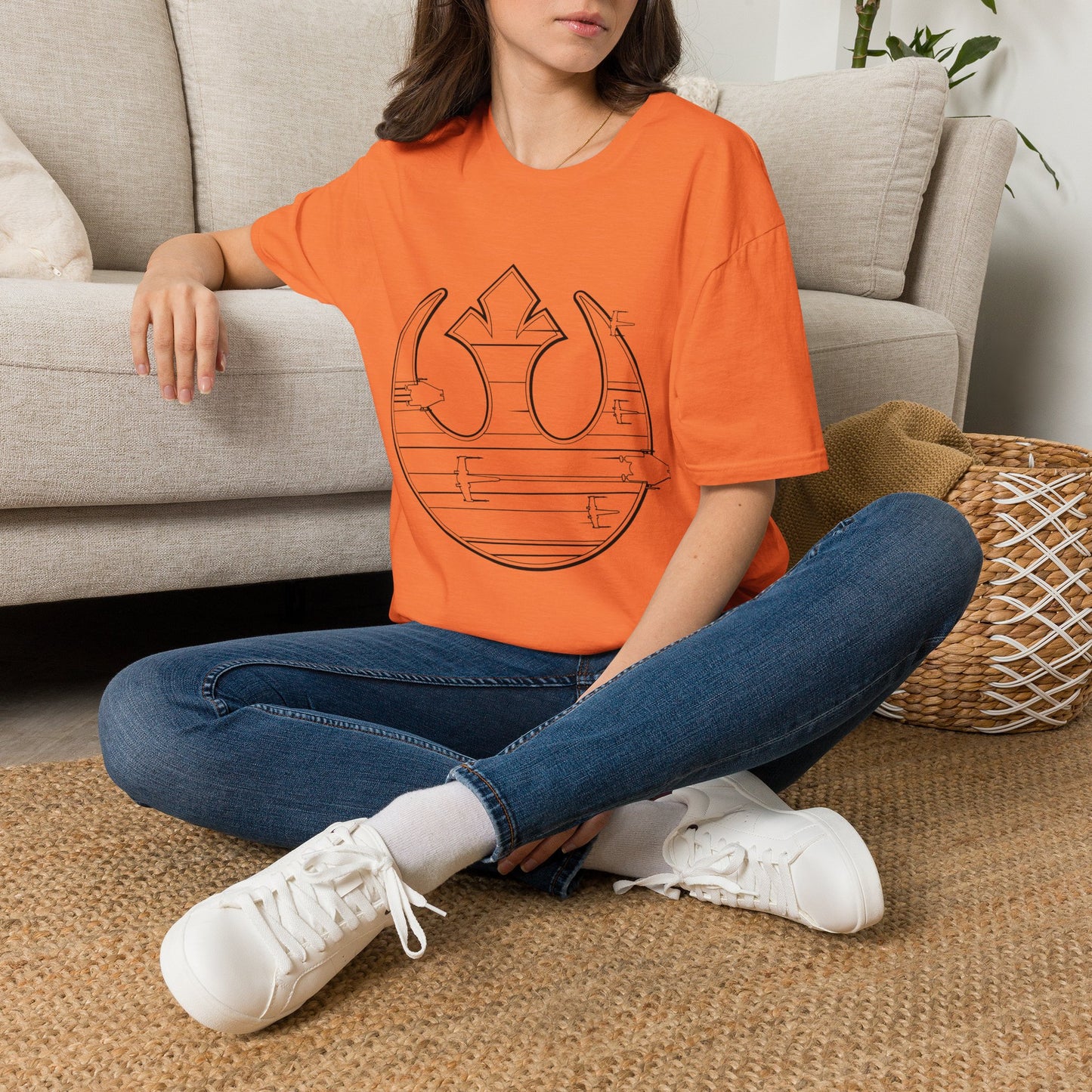 Retro Rebel Alliance Inspired Space Tee