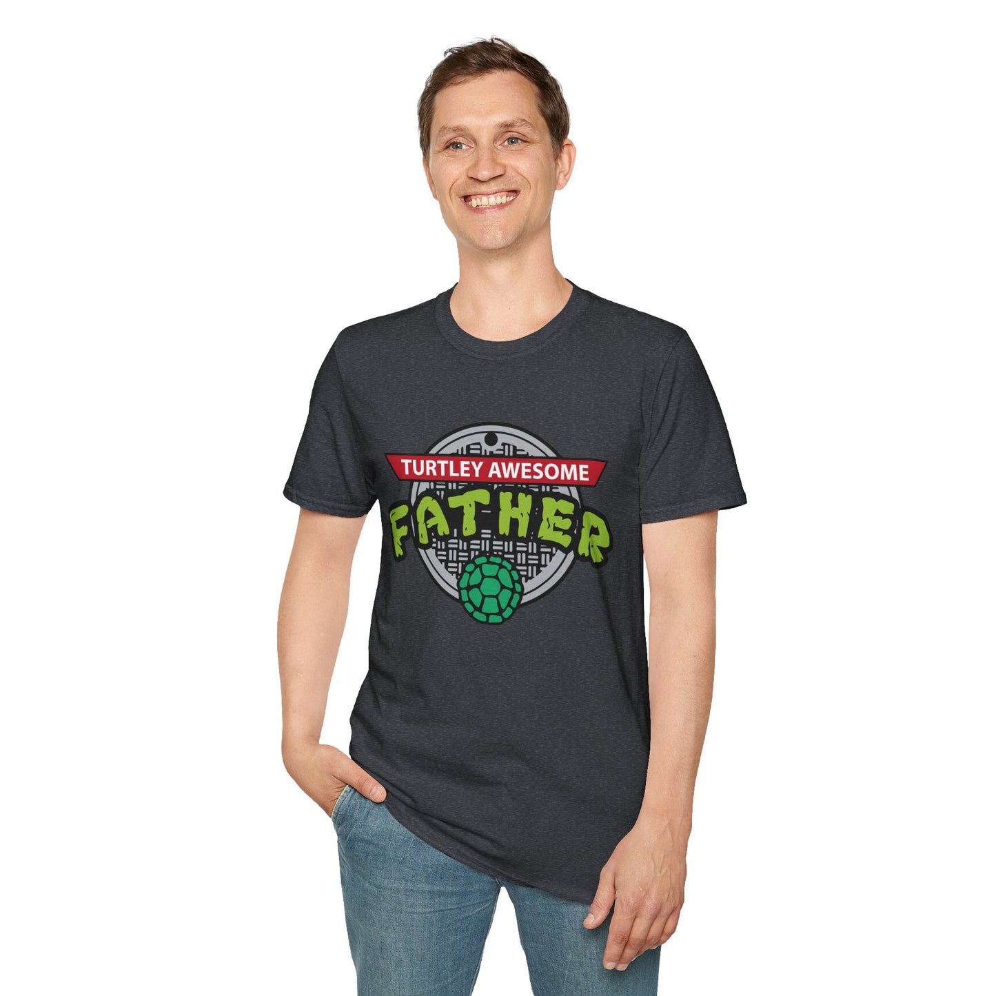 Turtley Awesome Father Tee