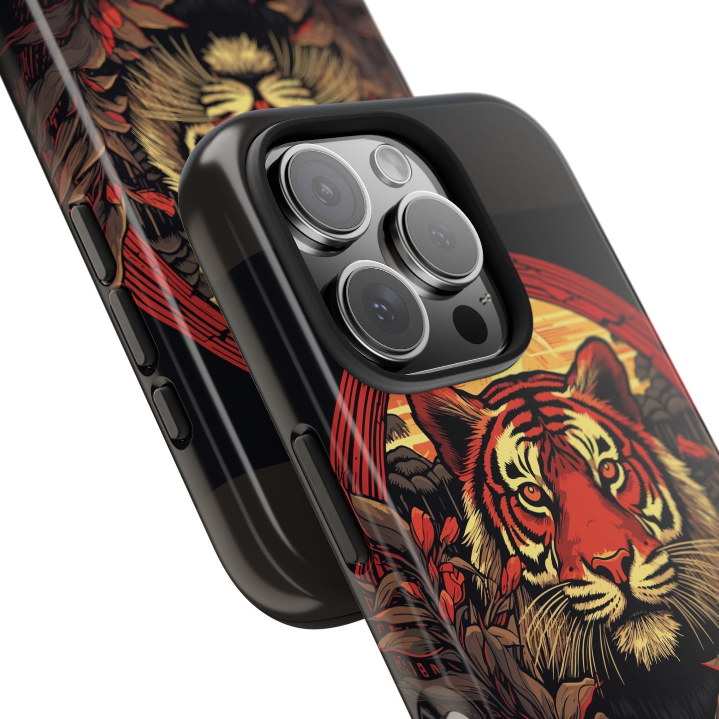 Tiger Wreath Tough Phone Case