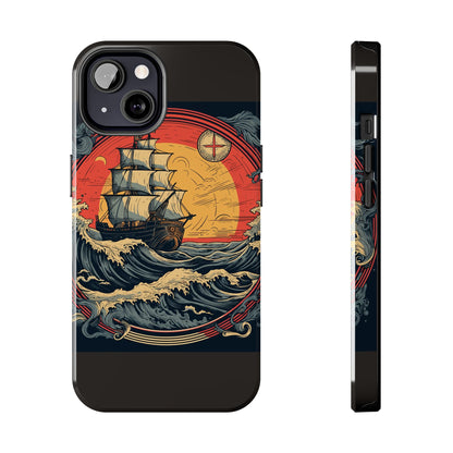 Tall Ship Storm Tough Phone Case