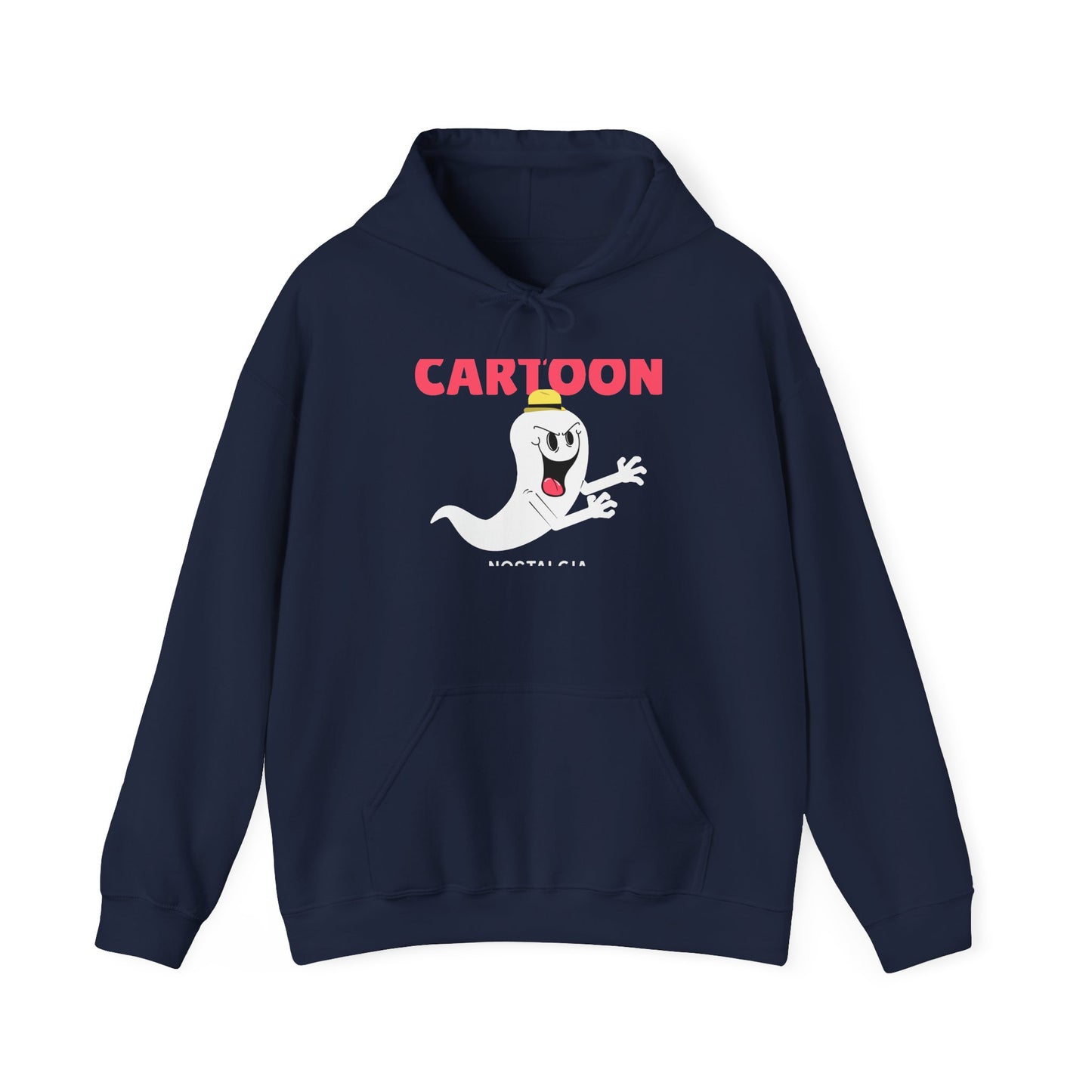 Retro Cartoon Ghost Hoodie