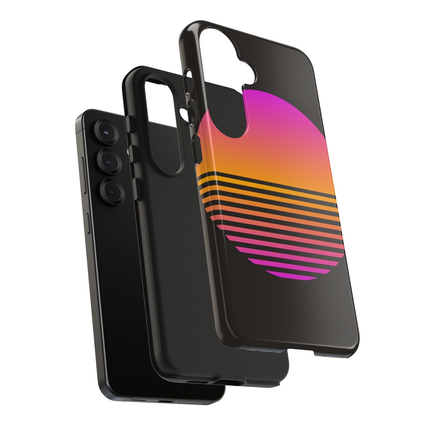 Sunset Grid Tough Phone Case