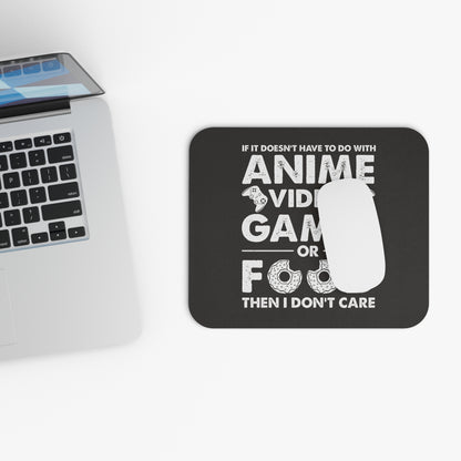 Anime, Video Games, or Food Mouse Pad