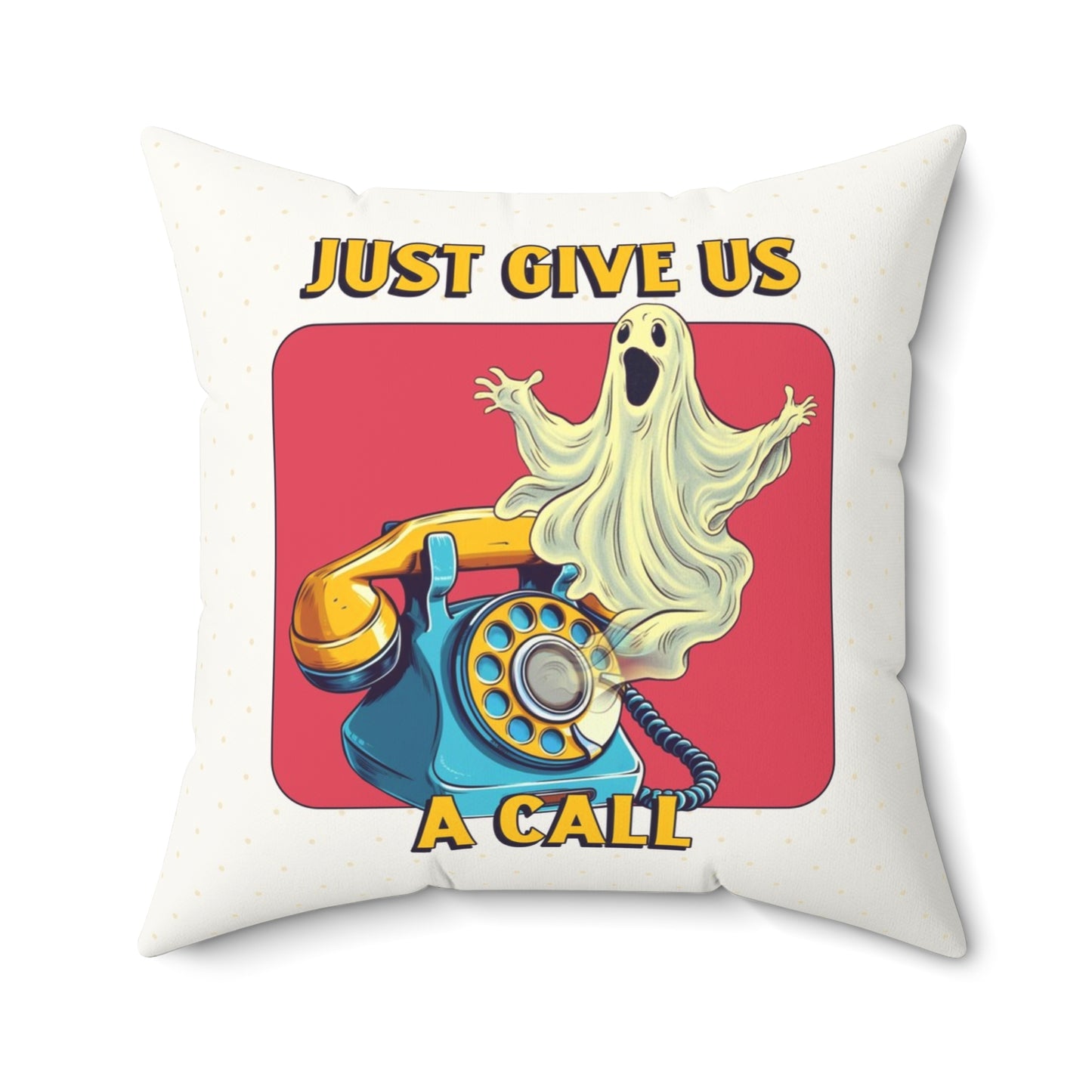Just Give Us a Call Throw Pillow