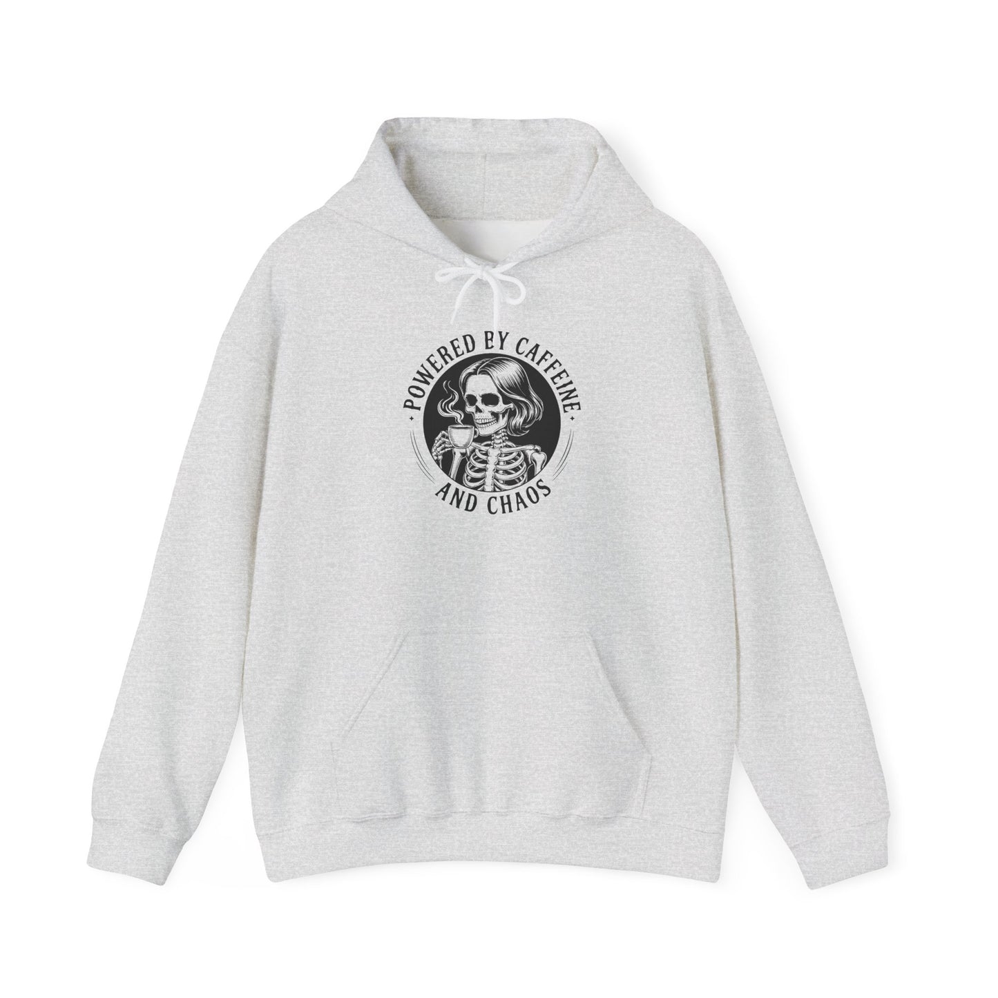 Powered by Caffeine and Chaos Hoodie