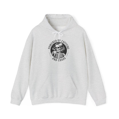 Powered by Caffeine and Chaos Hoodie
