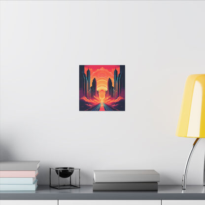 Twin Palms Canvas Print